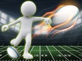 Logħba Stickman Rugby Ġiri u Tkick onlajn