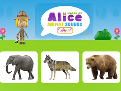 Logħba Dinja ta' Ssounds ta' Anmali ta' Alice onlajn