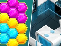 Logħba Logħba Puzzled Hexa Blast onlajn