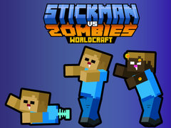 Logħba Stickman kontra Zombies WorldCraft onlajn