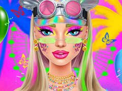 Logħba Makeup tal-Vibes tal-Festival onlajn