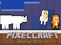 Logħba Skola tal-Annimali PixelCraft onlajn