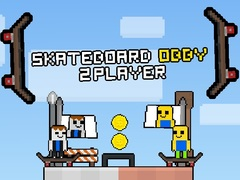Logħba Skateboard Obby 2 Plejer onlajn