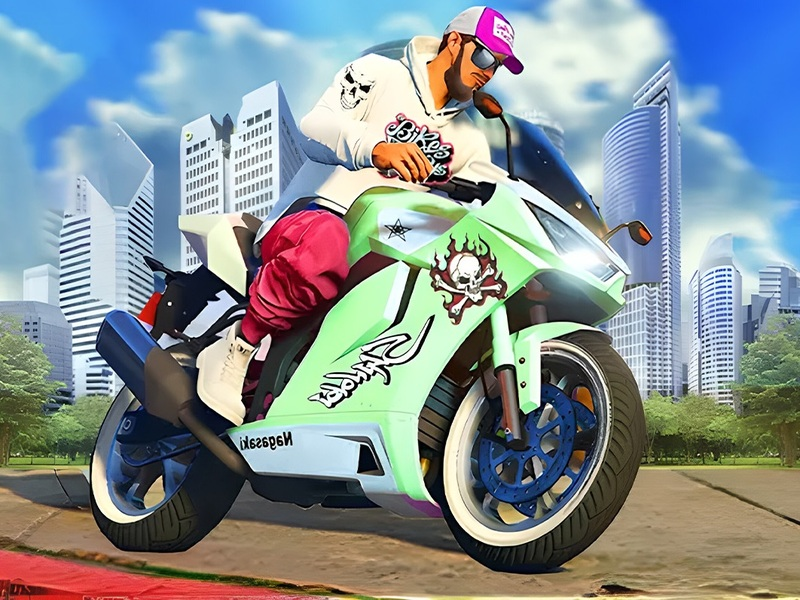 Logħba Racer tal-Muturi: Triq il-Mayhem onlajn
