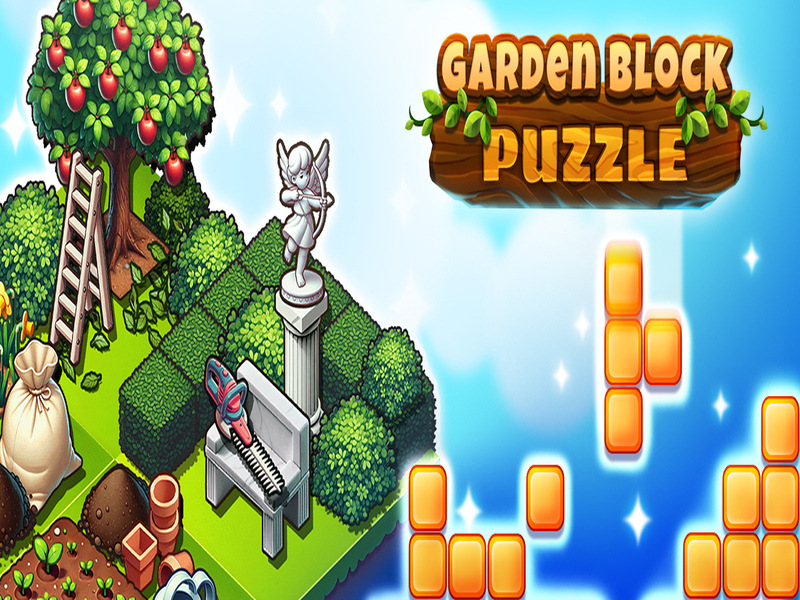Logħba Puzzle blokka tal-ġnien onlajn