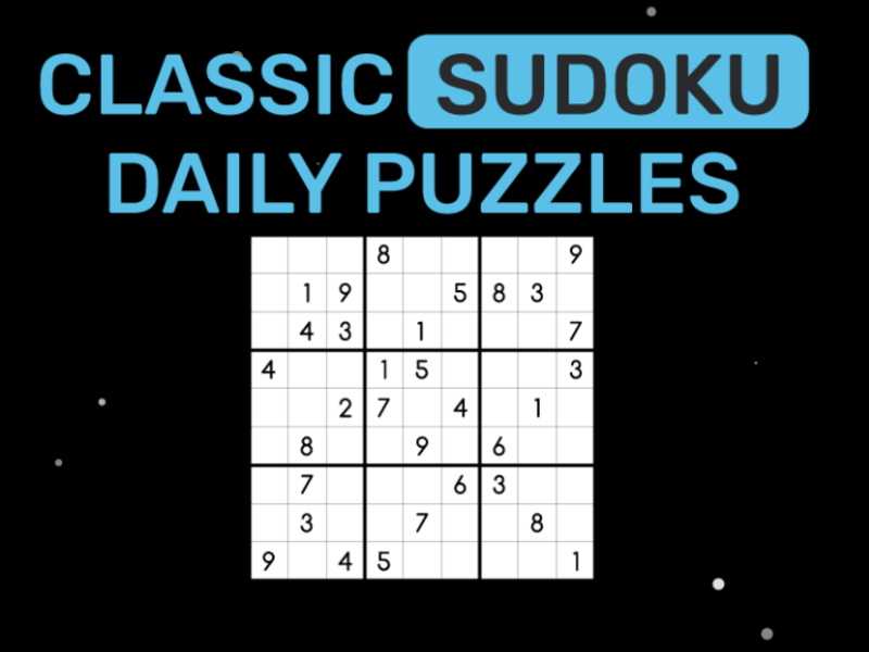 Logħba Puzzles klassiċi ta 'kuljum sudoku onlajn