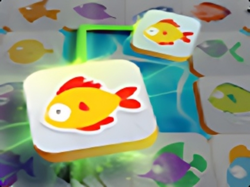 Logħba Mahjong Connect Fish World onlajn