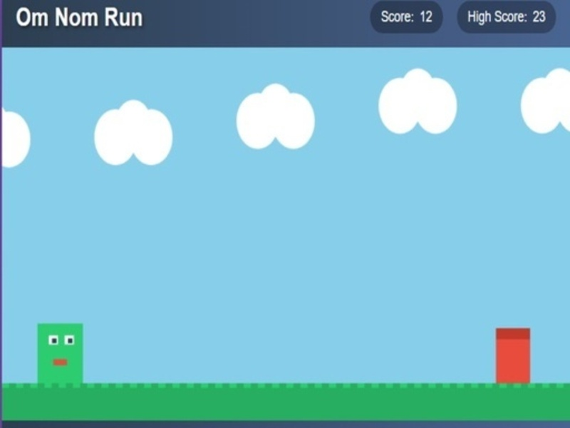 Logħba Om nom run 03 onlajn