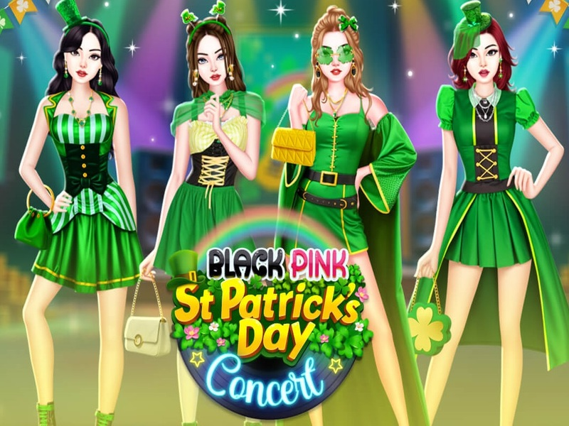 Logħba Black Pink St. Kunċert ta 'Jum Patricks onlajn
