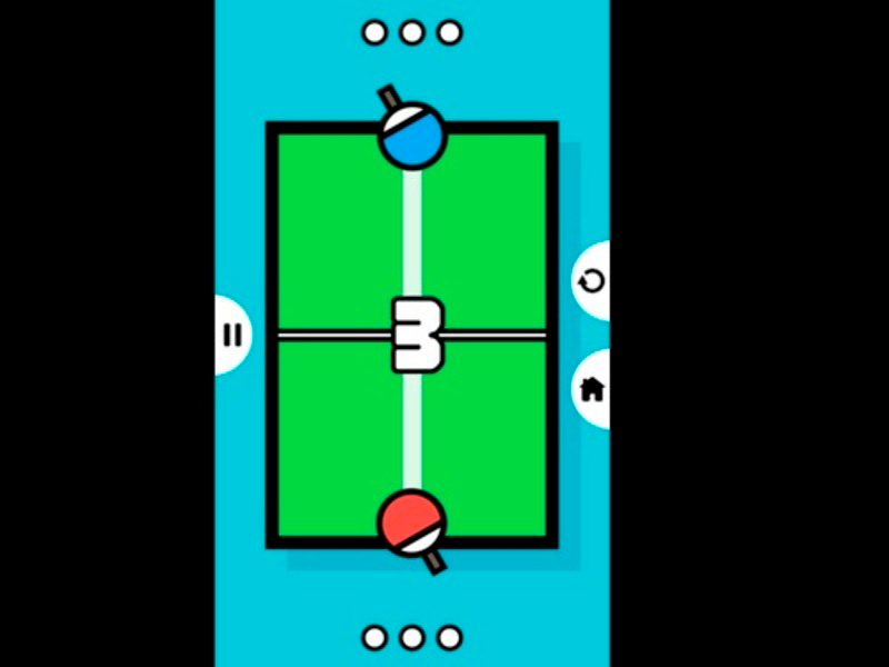 Logħba Ping Pong Tennis Tabella 2d onlajn