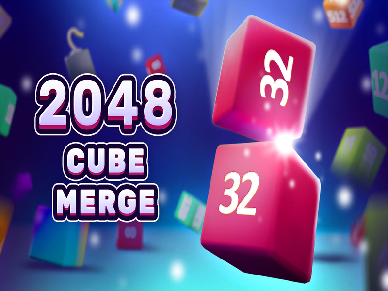 Logħba 2048 Cube Merge onlajn