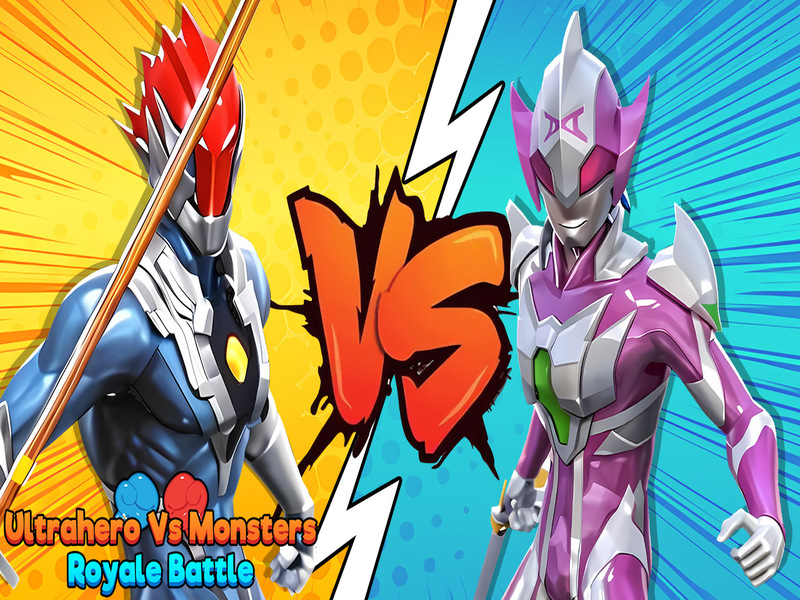 Logħba Ultrahero vs Monsters Royale Battle onlajn
