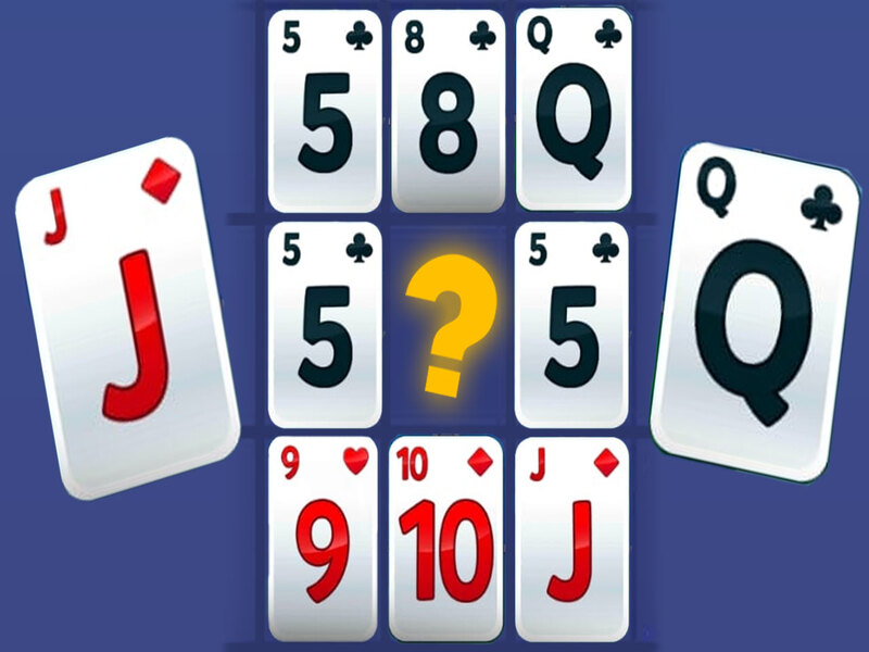 Logħba Il-karti jaqblu mal-puzzle onlajn