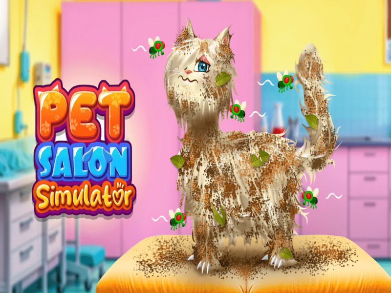 Logħba Simulatur tas-Salon tal-Pet onlajn