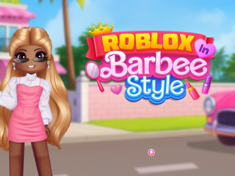 Logħba Roblox fl-istil tal-barbie onlajn