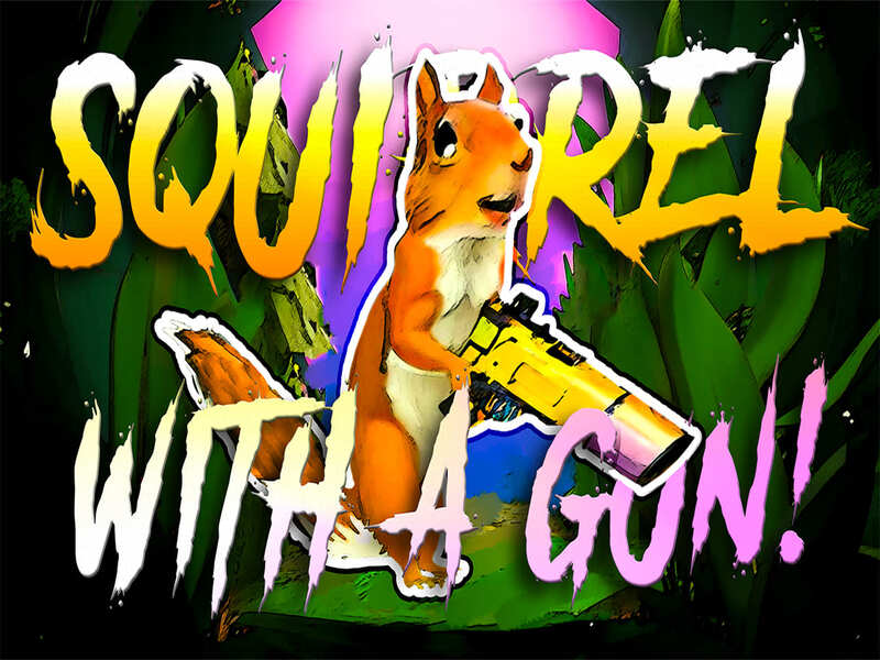 Logħba Squirrel bil-pistola! onlajn