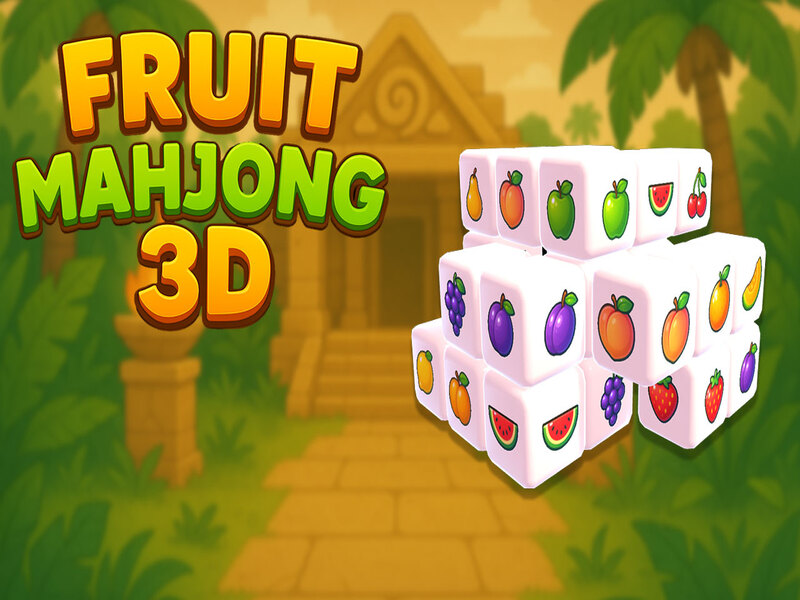 Logħba Frott Mahjong 3d onlajn
