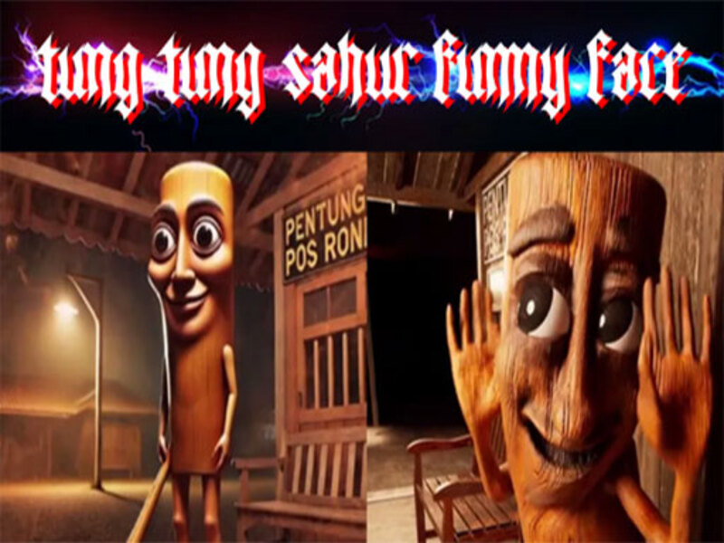 Logħba Tung tung sahur wiċċ umoristiku onlajn