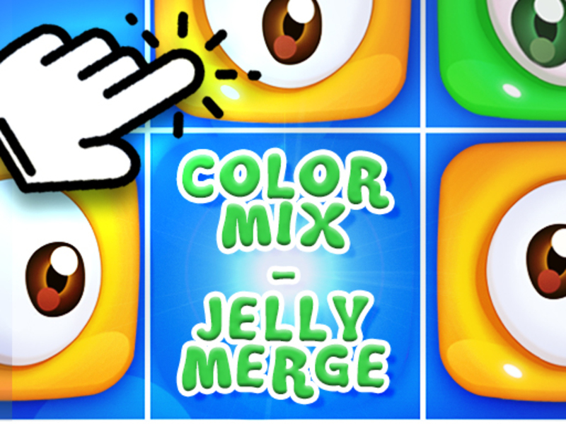 Logħba Taħlita tal-kulur- Jelly Merge onlajn