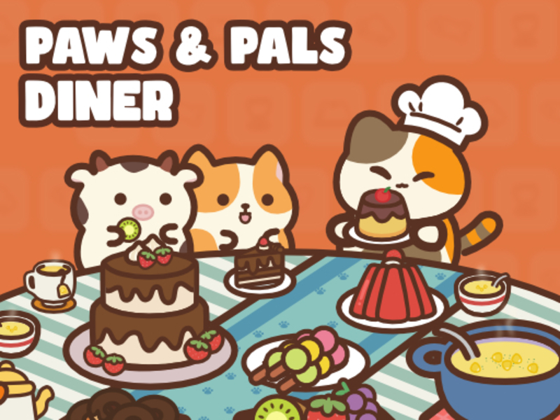 Logħba Paws & Pals Diner onlajn