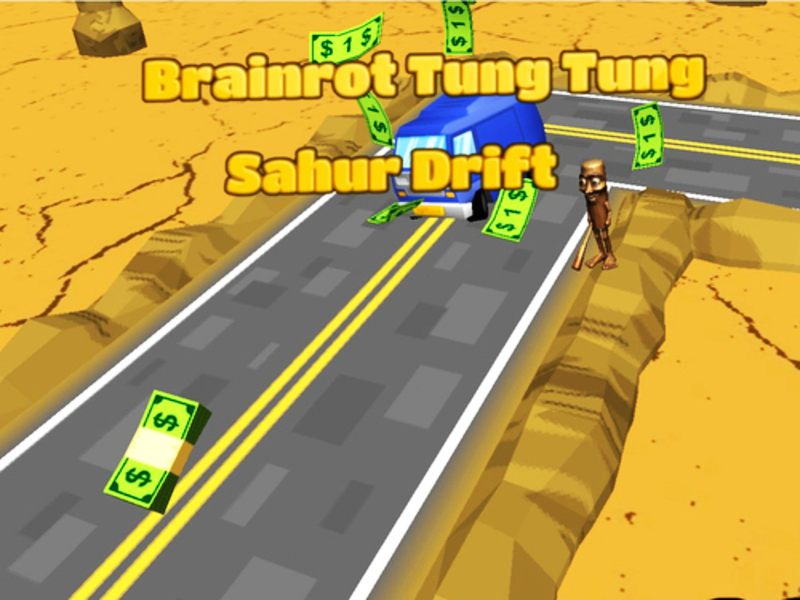 Logħba Brainrot Tung Tung Sahur Drift onlajn