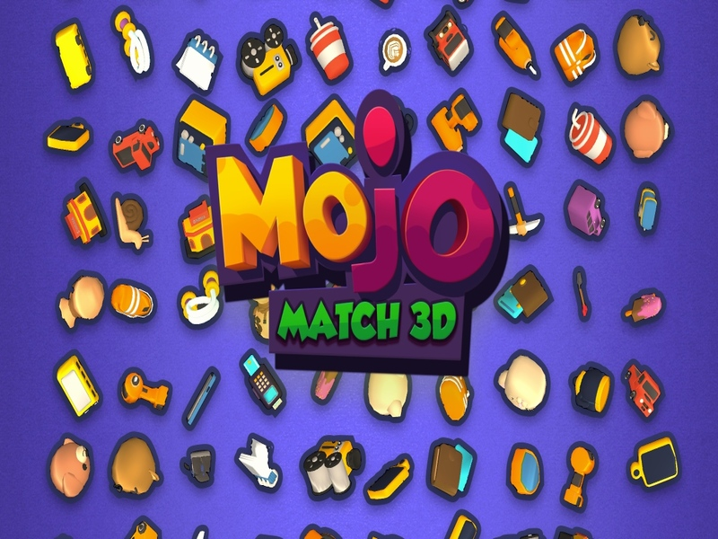 Logħba Mojo Match 3D onlajn