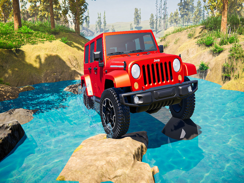 Logħba Offroad Jeep Game Simulator onlajn