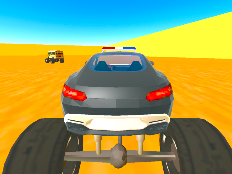 Logħba Pulizija vs Bandits Monster Truck onlajn