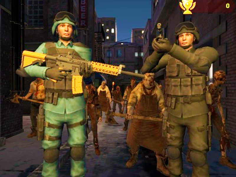 Logħba Epidemija ta 'zombie onlajn