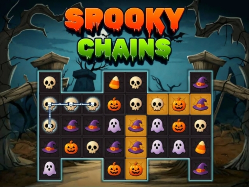 Logħba Ktajjen spooky onlajn