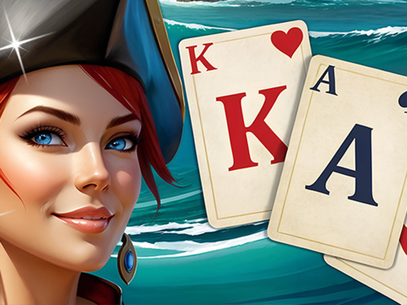 Logħba Solitaire Klondike Treasure Island onlajn