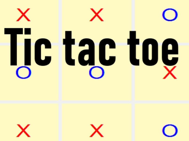 Logħba Tic Tac Toe onlajn