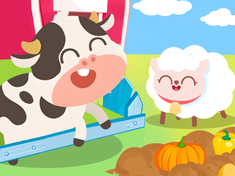 Logħba Tfal Happy Farm Dudu onlajn