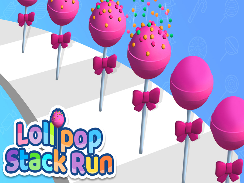 Logħba Lollipop Stack Run onlajn