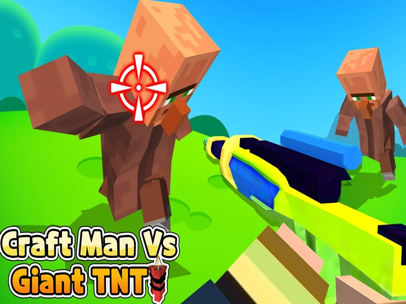 Logħba Craft Man vs Giant TNT onlajn