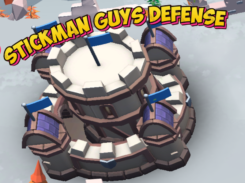 Logħba Stickman Guys Defense onlajn