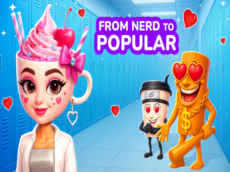 Logħba Minn nerd għal ballerina popolari cappuccina onlajn