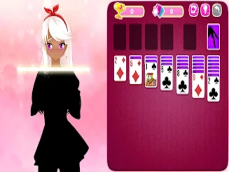 Logħba Solitaire Girls 2 onlajn