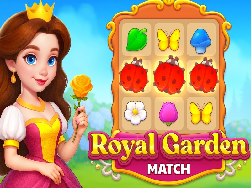 Logħba Royal Garden Match onlajn